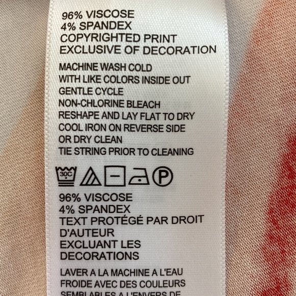 TOMMY Bahama swimsuit coverup. Gorgeous shades of orange and white print XS/TP
C - Picture 7 of 11